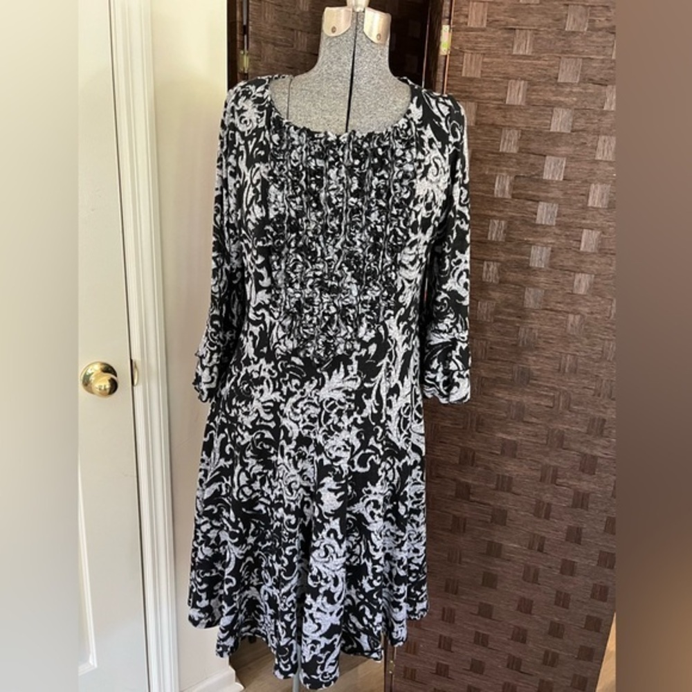 Dressbarn ruffle dress, size 12